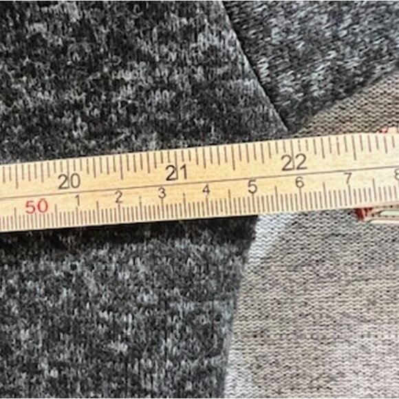 T by Talbots Womens Sweater Tops Medium Black Geometric Design Mock Neck Knit - Picture 11 of 12